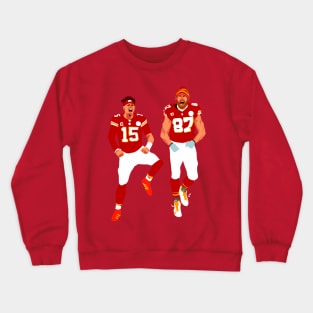 Patrick mahomes 15 x Travis KELCE 87 Crewneck Sweatshirt